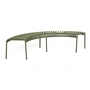 HAY - Palissade Park Bench y compris le pied central, olive