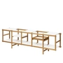 Design House Stockholm - Frame Étagère basse, 191,8 x 39 x 58 cm, chêne / blanc