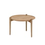 Design House Stockholm - Aria Table d'appoint basse, Ø 50 x 37 cm, Chêne