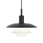 Louis Poulsen - PH 5/5 Lampe suspendue, aluminium noir / verre opale