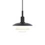 Louis Poulsen - PH 3/3 Lampe suspendue, aluminium noir / verre opale