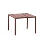 HAY - Balcony Table d'appoint, 50 x 51,5 cm, iron red