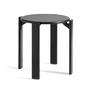 HAY - Rey Tabouret, deep black (patins en feutre)