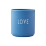 Design Letters - AJ Favourite Tasse en porcelaine, Love / sky blue