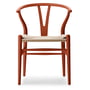 Carl Hansen - CH24 Soft Wishbone Chair Ilse Crawford, soft terracotta / tressage naturel