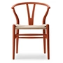 Carl Hansen - CH24 Soft Wishbone Chair Ilse Crawford, soft terracotta / tressage naturel