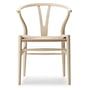 Carl Hansen - CH24 Soft Wishbone Chair Ilse Crawford, soft barley / tressage naturel