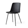 & Tradition - Rely HW70 Outdoor Chair, noir / noir