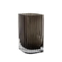 AYTM - Folium Vase, L 18 cm, H 25 cm, noir