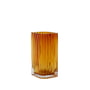 AYTM - Folium Vase, L 12,6 cm, H 20 cm, ambre