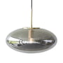 Hübsch Interior - Lampe à suspension en verre Ø 40 cm, hauteur 32 cm, miroir / laiton