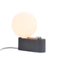 Tala - Alumina Lampe de table, charcoal inclus Sphere IV Ampoule LED E27 8W, Ø 15 cm, blanc mat