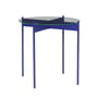 Hübsch Interior - Beam Table d'appoint, H 42 x Ø 45 cm, bleu
