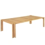 Gubi - Atmosfera Dining Table Outdoor, 105 x 281 cm, teck