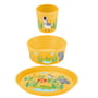 Koziol - Connect Set de vaisselle pour enfants Africa, organic yellow (set de 3)