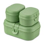 Koziol - Pascal Ready Mini set de boîtes à lunch, nature leaf green