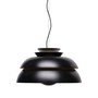 Fritz Hansen - LECTURE DE L'ARTICLE Concert P3 Lampe suspendue, Ø 55 cm noir