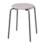 Fritz Hansen - Dot tabouret, gris / beige / blanc / piètement graphite