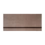 tica copenhagen - Stripes Vertical Tapis de sol, 90 x 200 cm, sable / marron