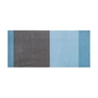 tica copenhagen - Stripes Horizontal Tapis de sol, 90 x 200 cm, light / dusty blue / steelgrey