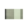 tica copenhagen - Stripes Horizontal Tapis, 67 x 120 cm, clair / dusty / vert foncé