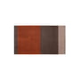 tica copenhagen - Stripes Horizontal Tapis, 67 x 120 cm, sable / marron / terracotta