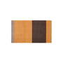 tica copenhagen - Stripes Horizontal Tapis, 67 x 120 cm, dijon / marron / sable