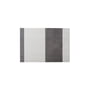 tica copenhagen - Stripes Horizontal Tapis, 90 x 130 cm, gris clair / gris acier