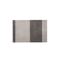 tica copenhagen - Stripes Horizontal Tapis, 60 x 90 cm, gris clair / gris acier