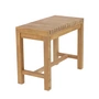 Jan Kurtz - Samoa Tabouret à fleurs Outdoor, 25 x 50 x H 40 cm, teck