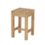 Jan Kurtz - Samoa Tabouret à fleurs Outdoor, 25 x 25 x H 40 cm, teck