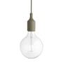 Muuto - Socket E27 Lampe LED suspendue, vert olive