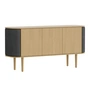 Umage - Treasures Sideboard avec 3 portes, chêne naturel / shadow