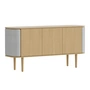 Umage - Treasures Sideboard avec 3 portes, chêne naturel / sterling