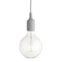 Muuto - Socket E27 Lampe LED suspendue, gris clair