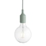 Muuto - Socket E27 Lampe LED suspendue, vert clair