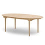 Carl Hansen - CH338 Table de salle à manger extensible, 200 x 115 cm, chêne huilé (avec rallonge pour 2 plateaux)
