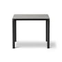 Fredericia - Piloti Table de salon, 39 x 46,5 cm H 41 cm, chêne laqué noir