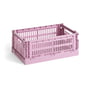 Hay - Colour Crate Panier S, 26,5 x 17 cm, dusty rose, recycled