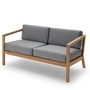Fritz Hansen - Skagerak Virkelyst Canapé 2 places, teck / cendre