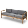 Fritz Hansen - Skagerak Virkelyst Canapé 3 places, teck / cendre