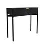 Hartô - Marius Table console, chêne laqué noir