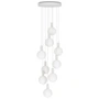 Tala - Chalk Nine Set de lampes suspendues, y compris 9 x Sphere V ampoules LED E27, blanc