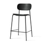 Audo - Co Counter Chair, H 94,5 cm, structure en acier noir / chêne noir