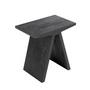 Muubs - Angle Tabouret, 45 x 45 cm, chêne laqué noir