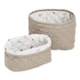 Cam Cam Copenhagen - Paniers de rangement matelassés, hazel (lot de 2)