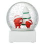 Hoptimist - Santa Boule à neige, large, rouge