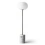 Audo - JWDA Lampadaire, marbre blanc / laiton bruni