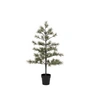 House Doctor - Peuce Sapin de Noël avec éclairage LED, 125 cm, naturel