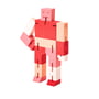 Areaware - Cubebot , petit, rouge multi